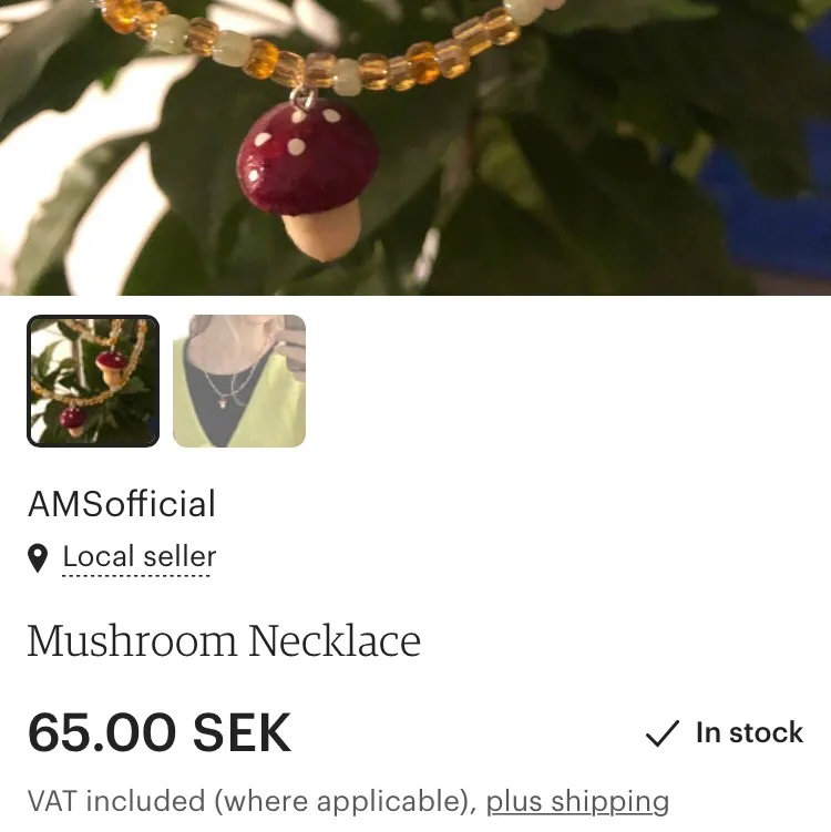 Nu finns det nya svamp halsband! Dessa halsband kan ni hitta genom att följa länken på mitt insta (@by._.ams) eller genom att söka på AMSofficial på etsy🍄🥰    Allt skickas fortfarande från Sverige och bara till Sverige och allt som säljs är handgjort av mig💕💕. Accessoarer.