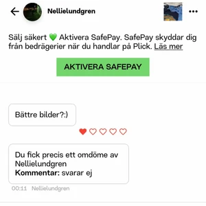 Omdöme - Ge ej omdöme på personer ni inte köpt något av. 