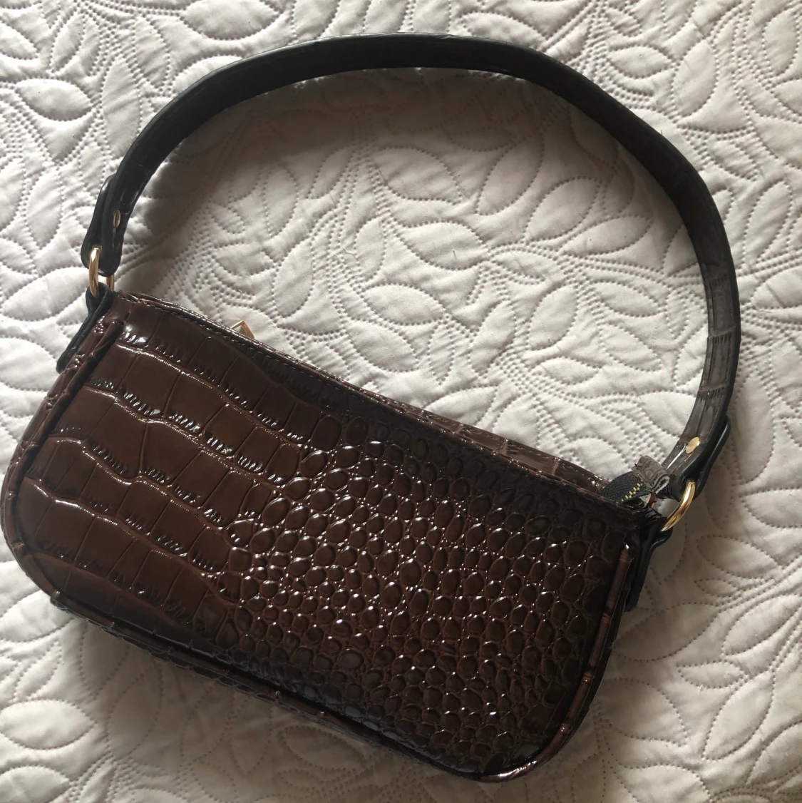 brun väska🤎🤍 - 90