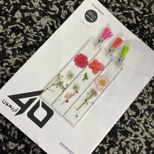 Bokmärke  - Bokmärke från resin 