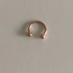 Septum piercing  - Säljer denna septumen då jag råka beställa 2 helt ny aldrig använd , passar bra om man vill ha ett mindre smycke  Färg:roseguld. 30:- 