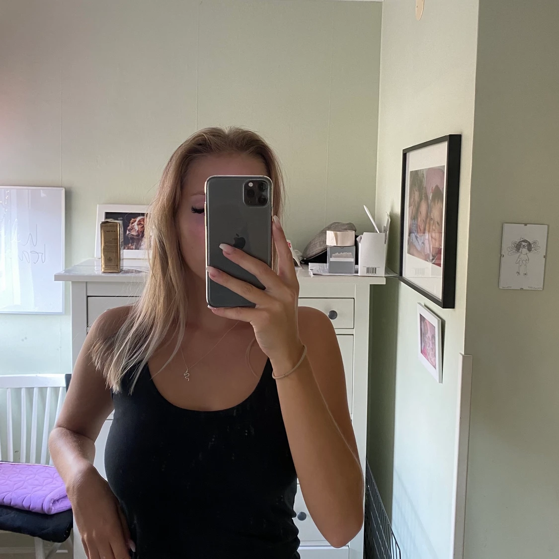 Svart långklänning  - 91