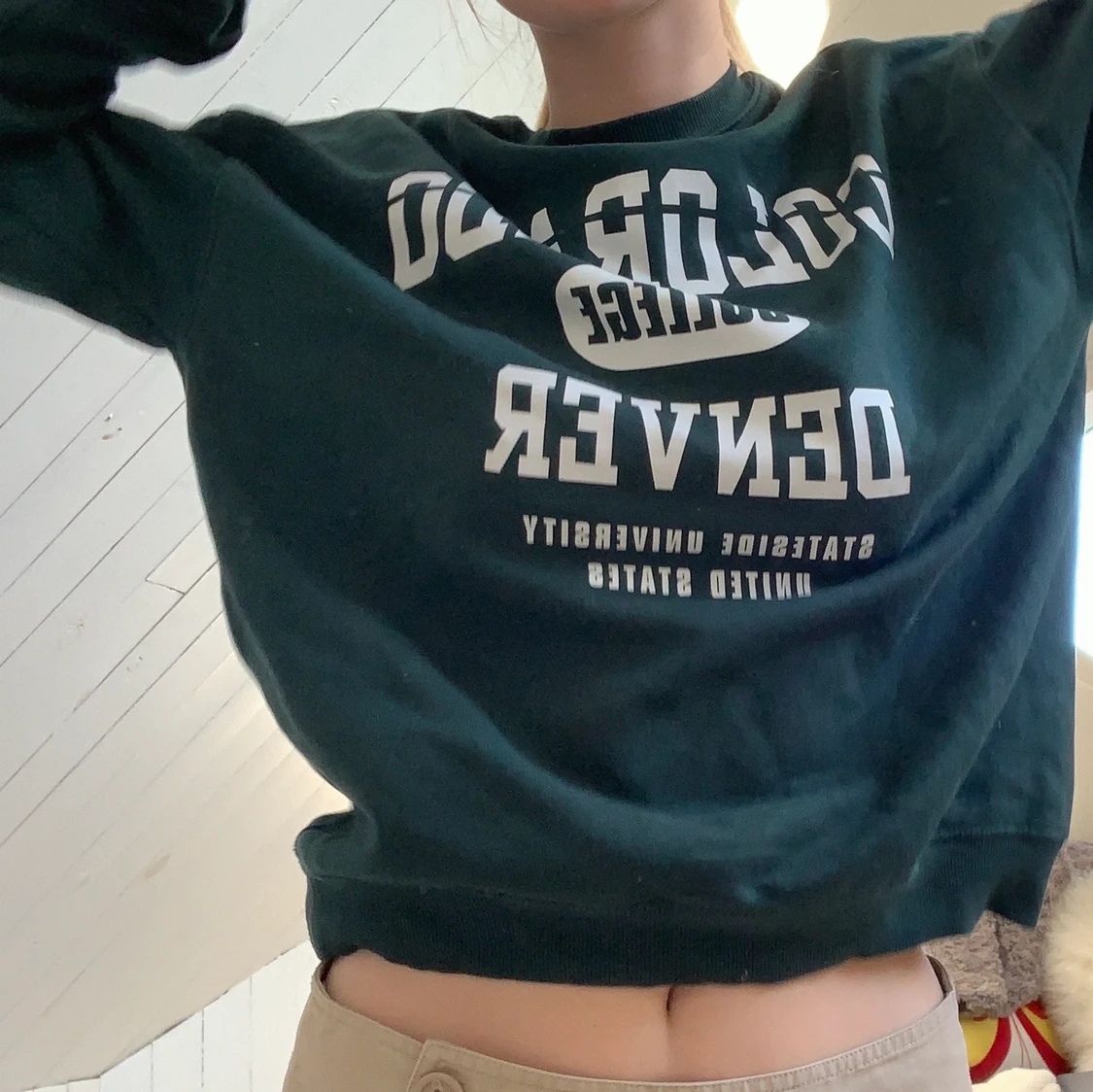 Sweatshirt med tryck  - 90