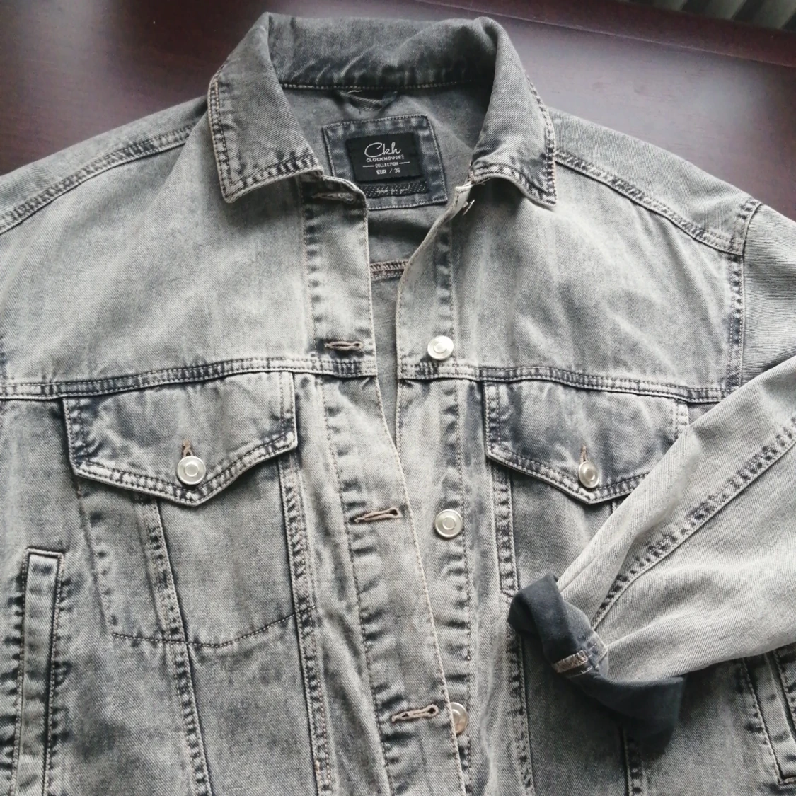 Jeansjacka grå - 90