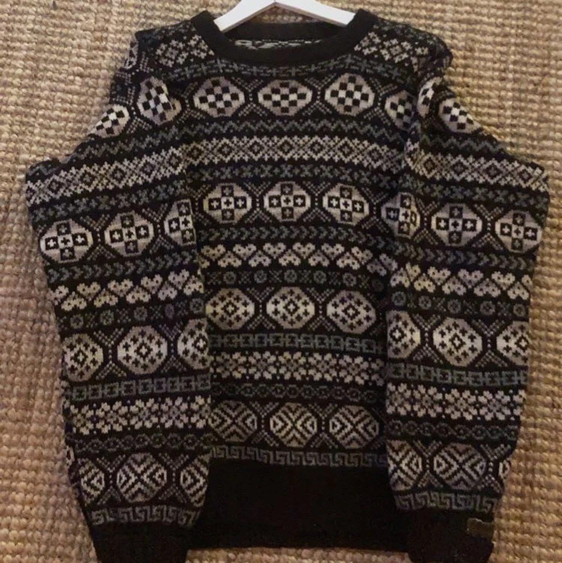 Vintage stickad tröja - 90