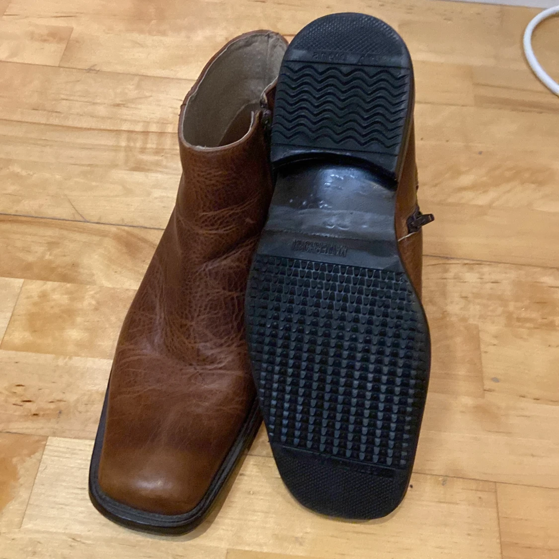 Bruna läder skor - 91