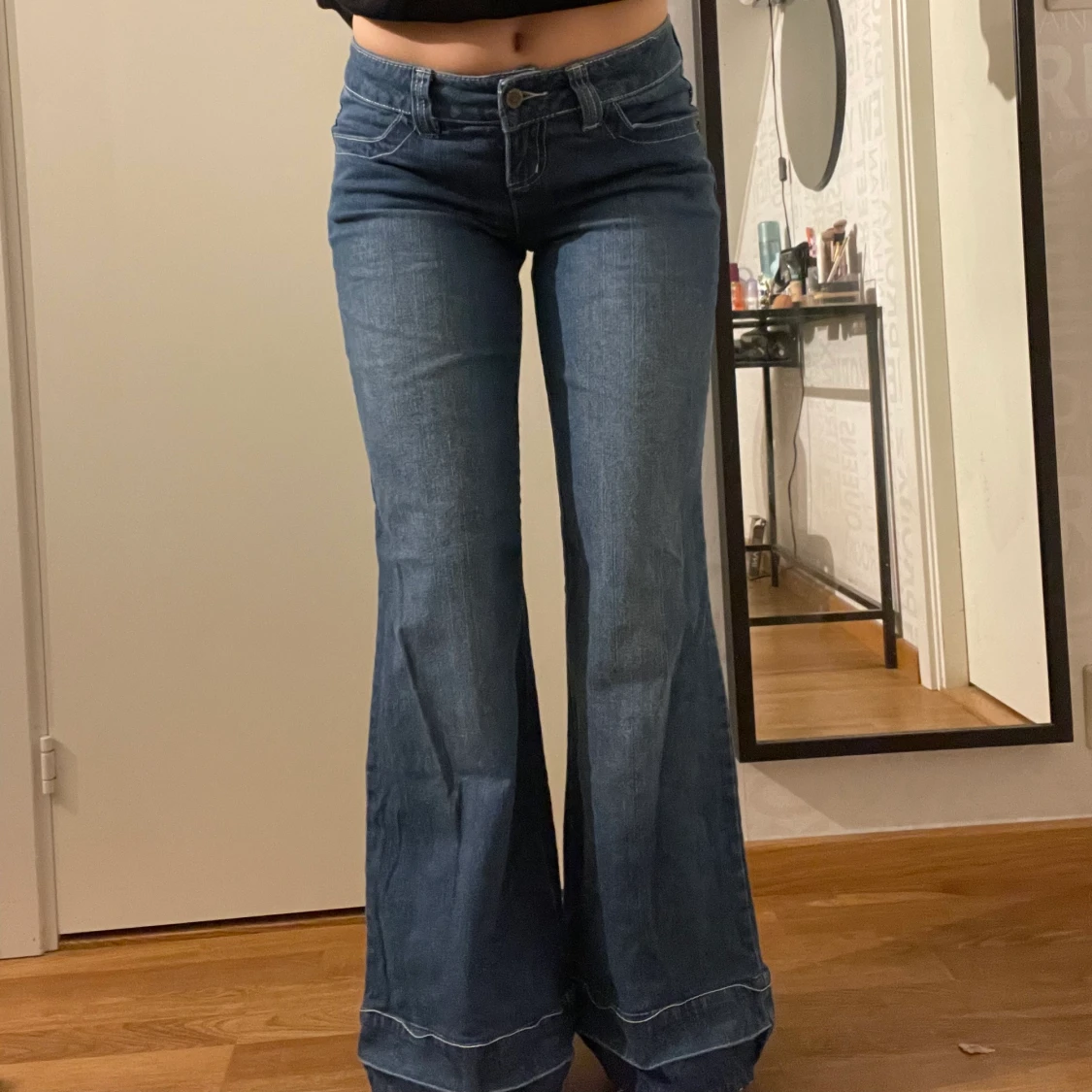 Lågmidjade jeans