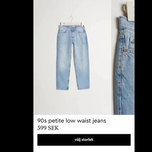 Gina tricot lågmidjade - Hej, säljer dessa fina lågmidjade jeans i storlek 32. Köpte de för 599 kr, och trodde att de skulle passa men de är för långa för mig och för små i midjan. Lappen finns kvar, och de är aldrig använda. Jag säljer de för 300, köparen står för frakt eller mötas i Sthlm 💗