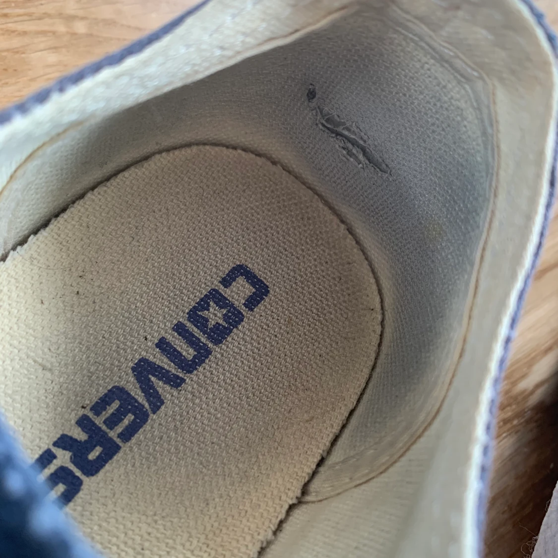 Skor - blå converse - 91