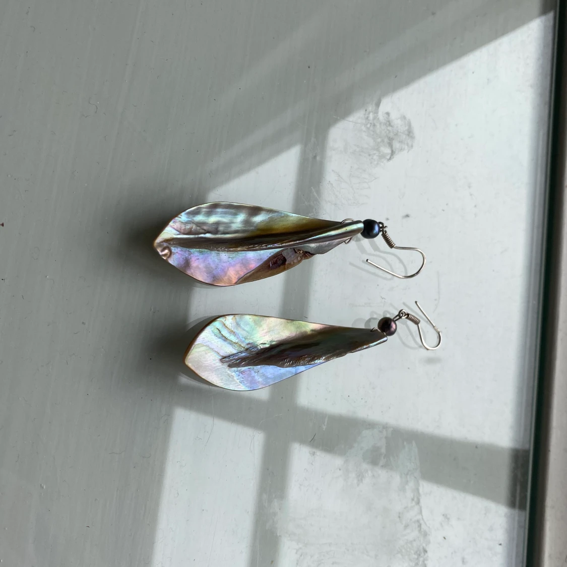 Örhängen av pärlemor! - 90