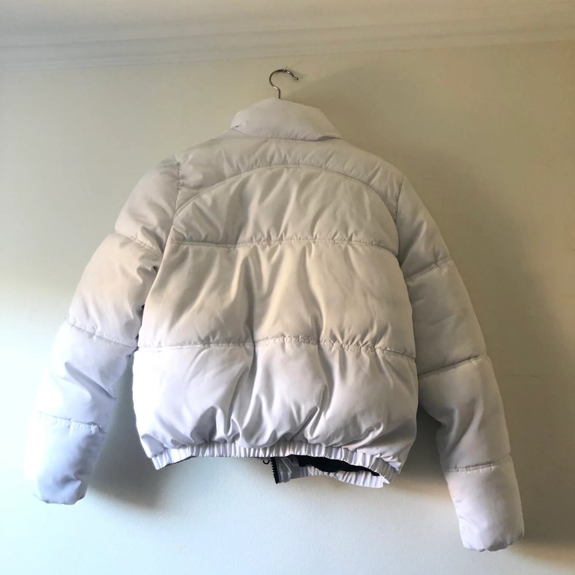 Vit vinterjacka - 90