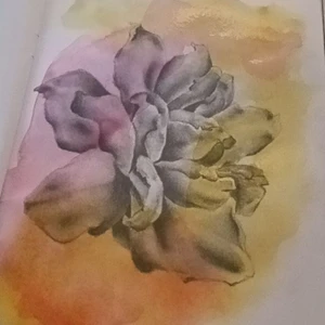 Målning - En målning som är gjort på ett A5 papper med material som blyerts och akvarell. En original photo som jag tagit själv och målat den själv! 💞 Hör av dig om du är intresserad. 