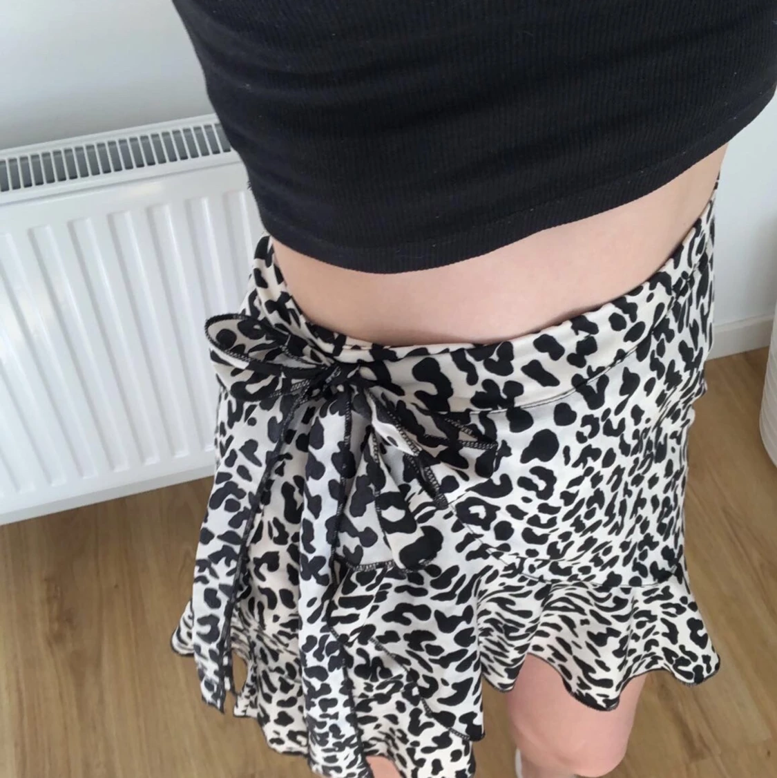 Leopard mönstrad kjol