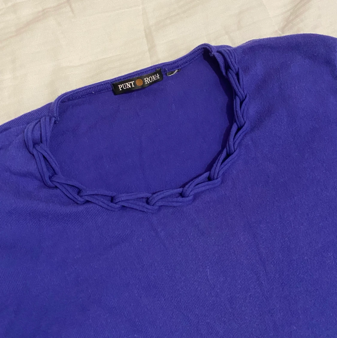 långärmad tröja, lila  - 90