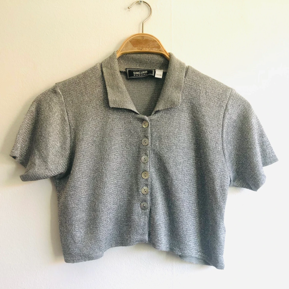 Retro croptop, glittrig! 