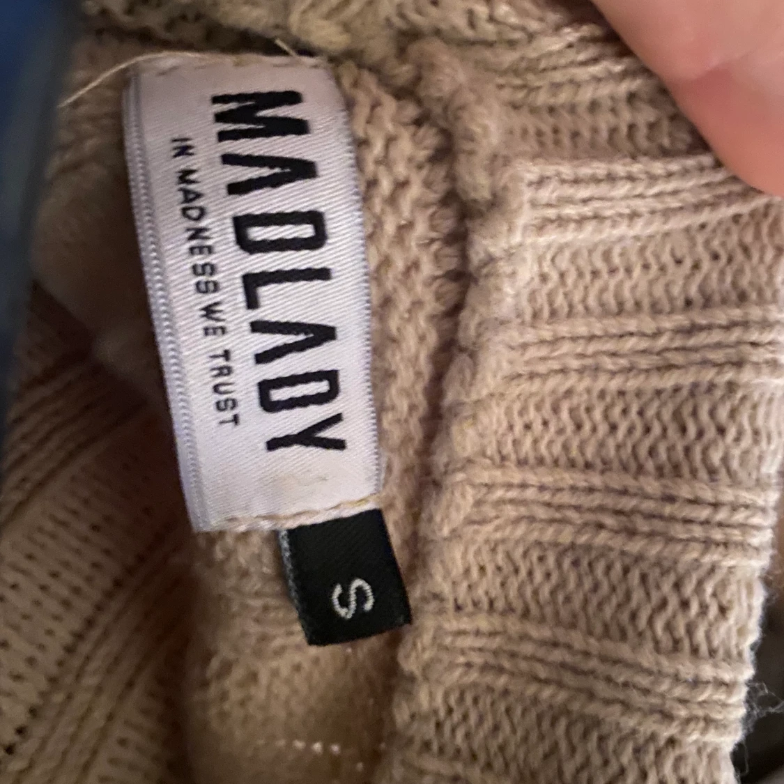 Beige tröja från madlady  - 90