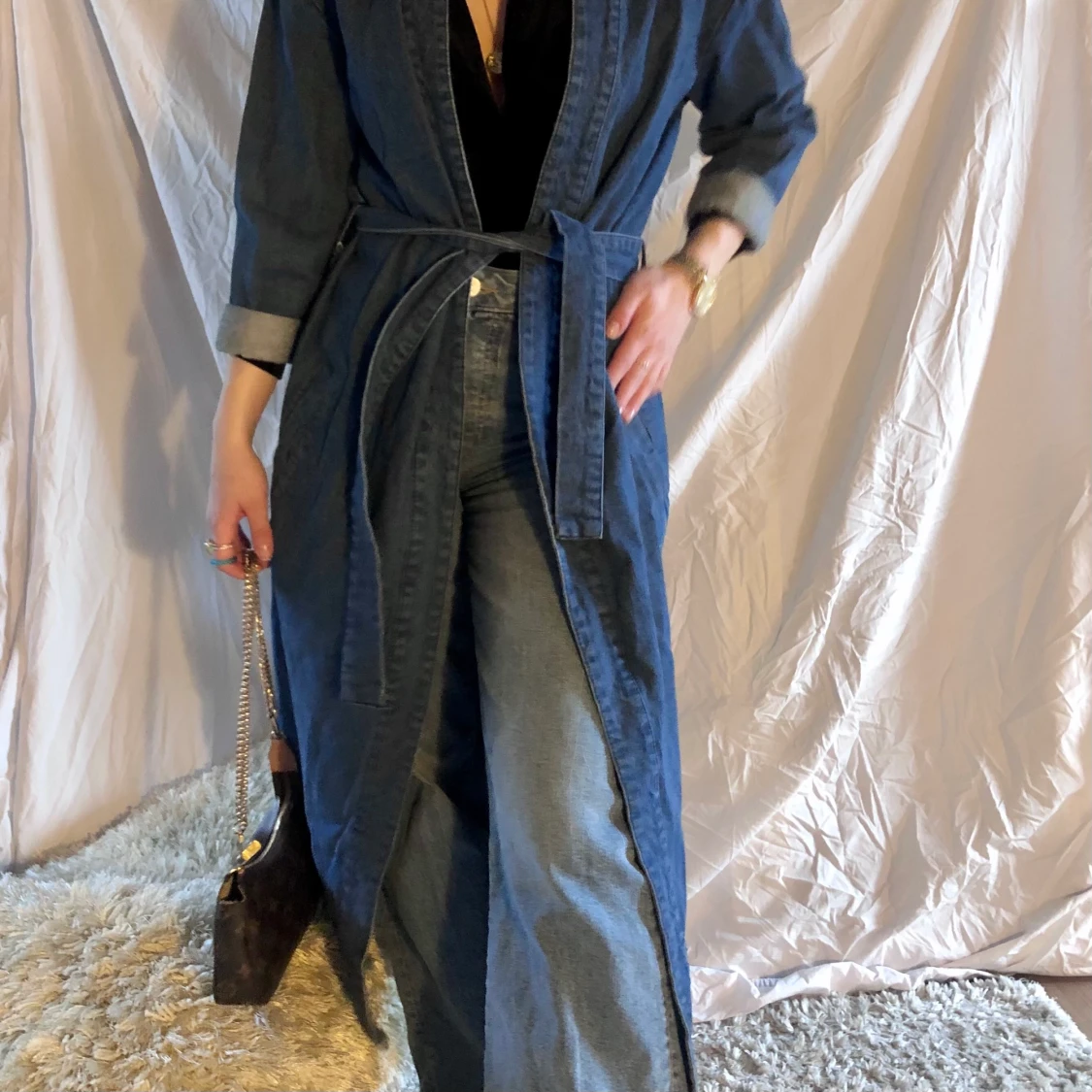 Blå jeanskappa från NA-KD - 90