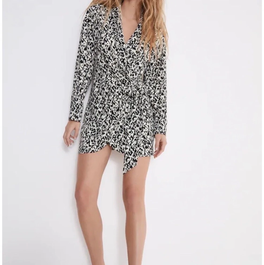 Djurmönstrad klänning, Zara - 91