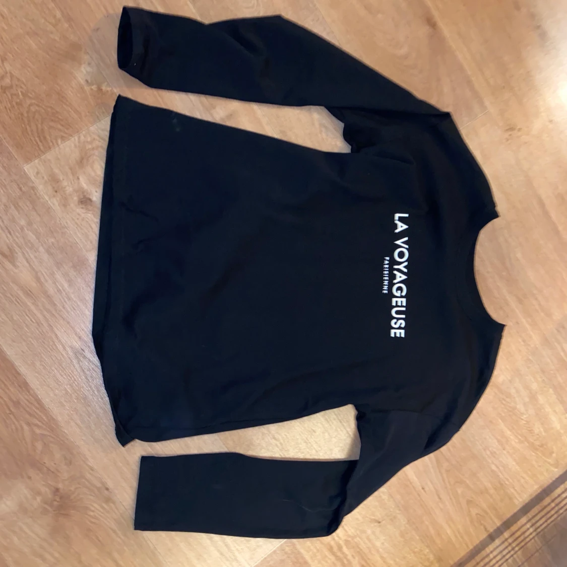 Svart långärmad tröja, oversized 