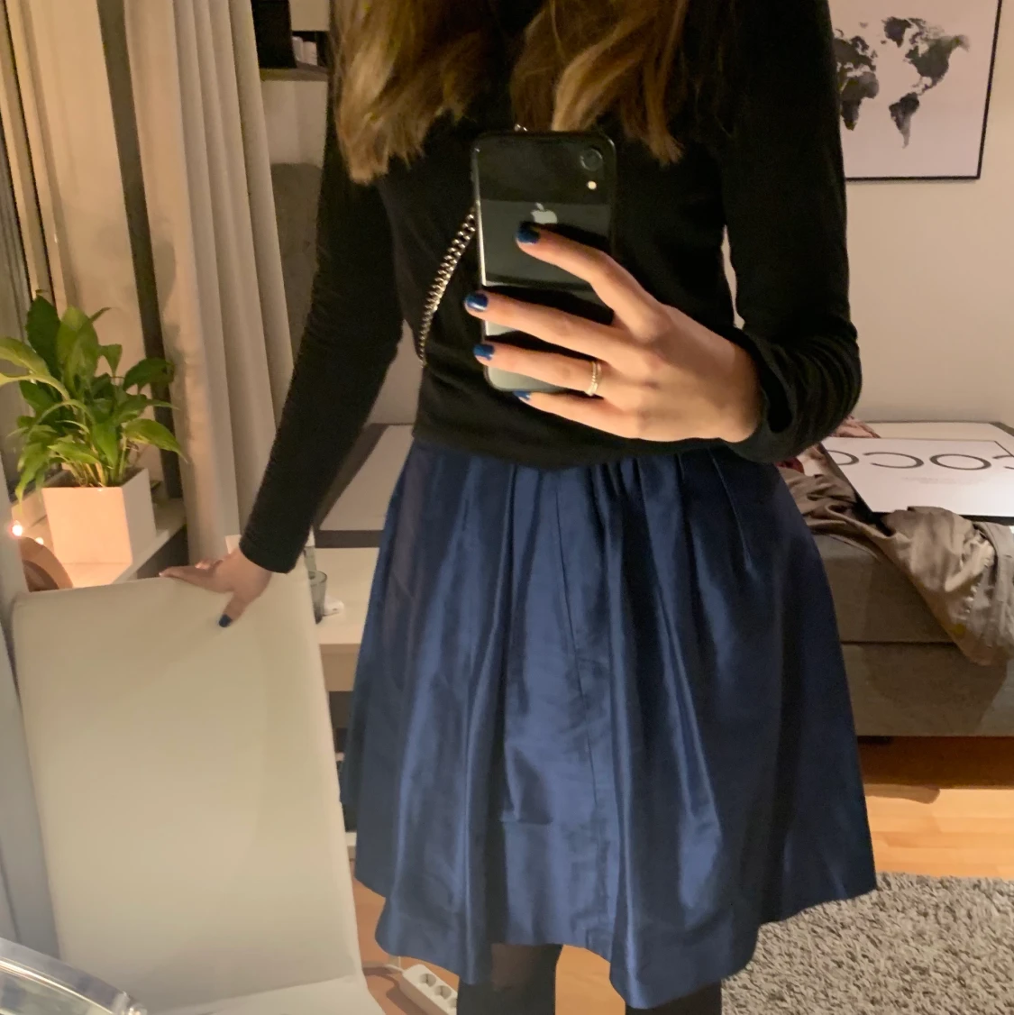 blå kjol - 90