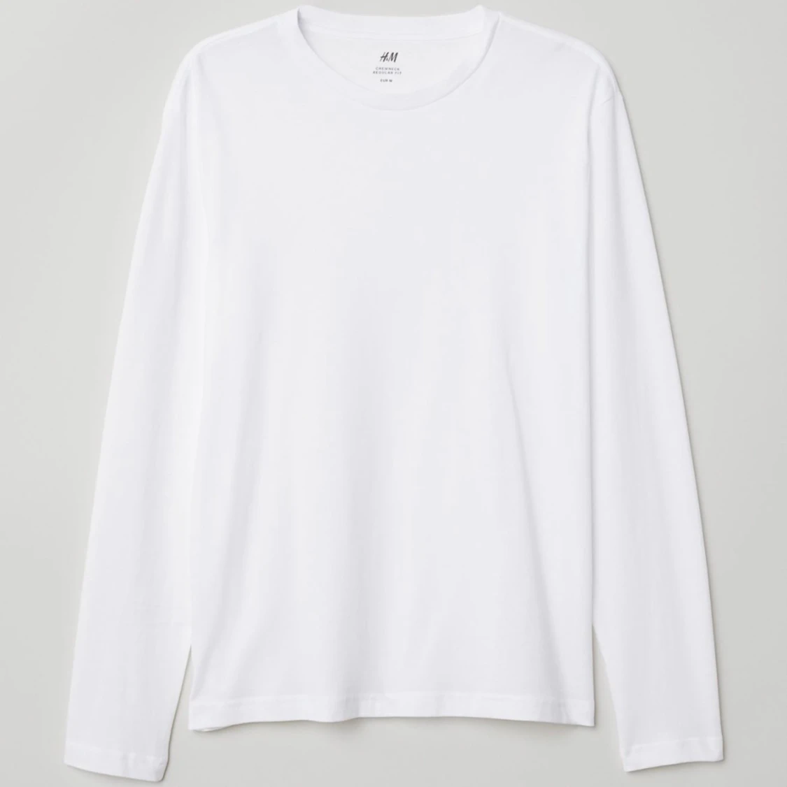 Vit långärmat t-shitt