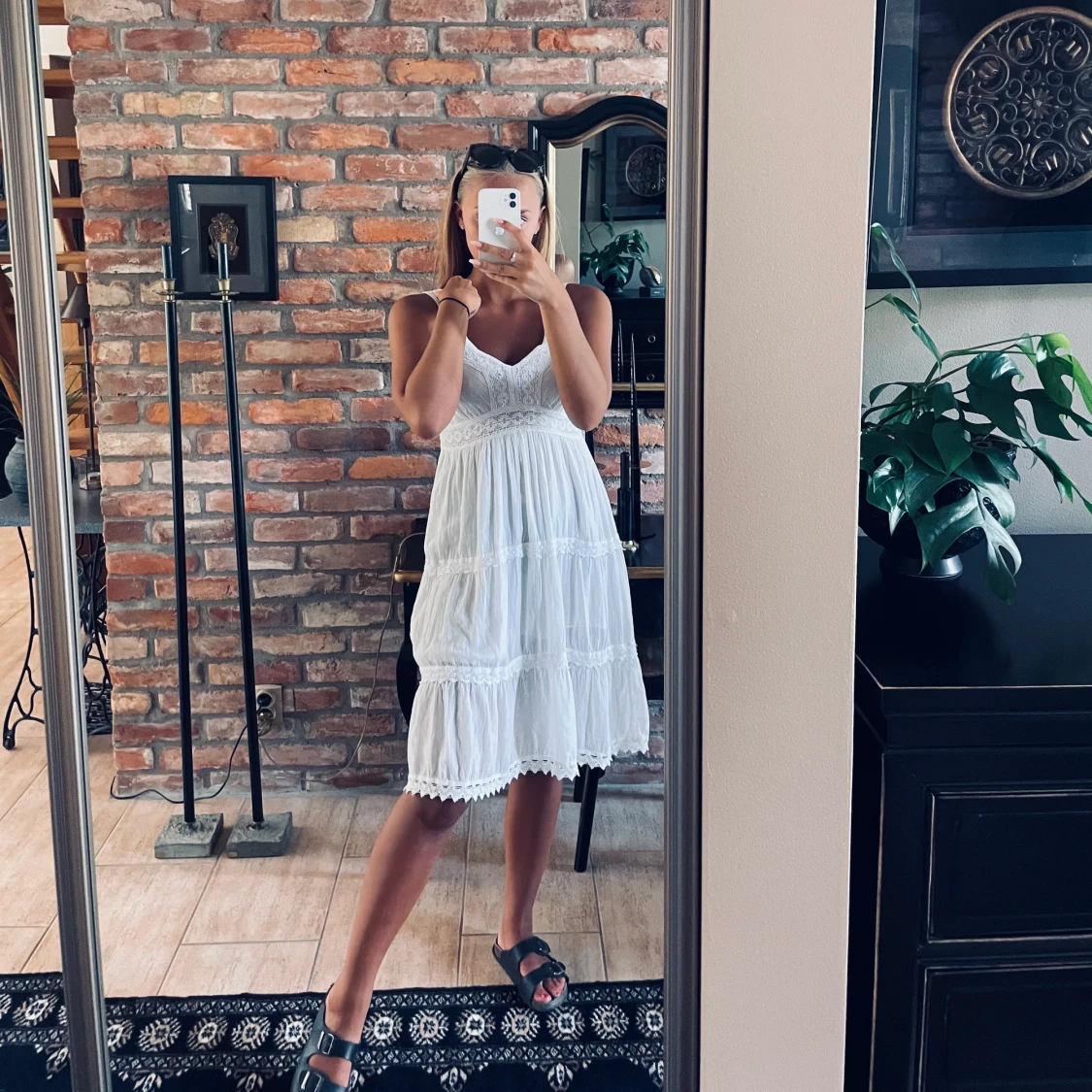 Vit klänning - 90