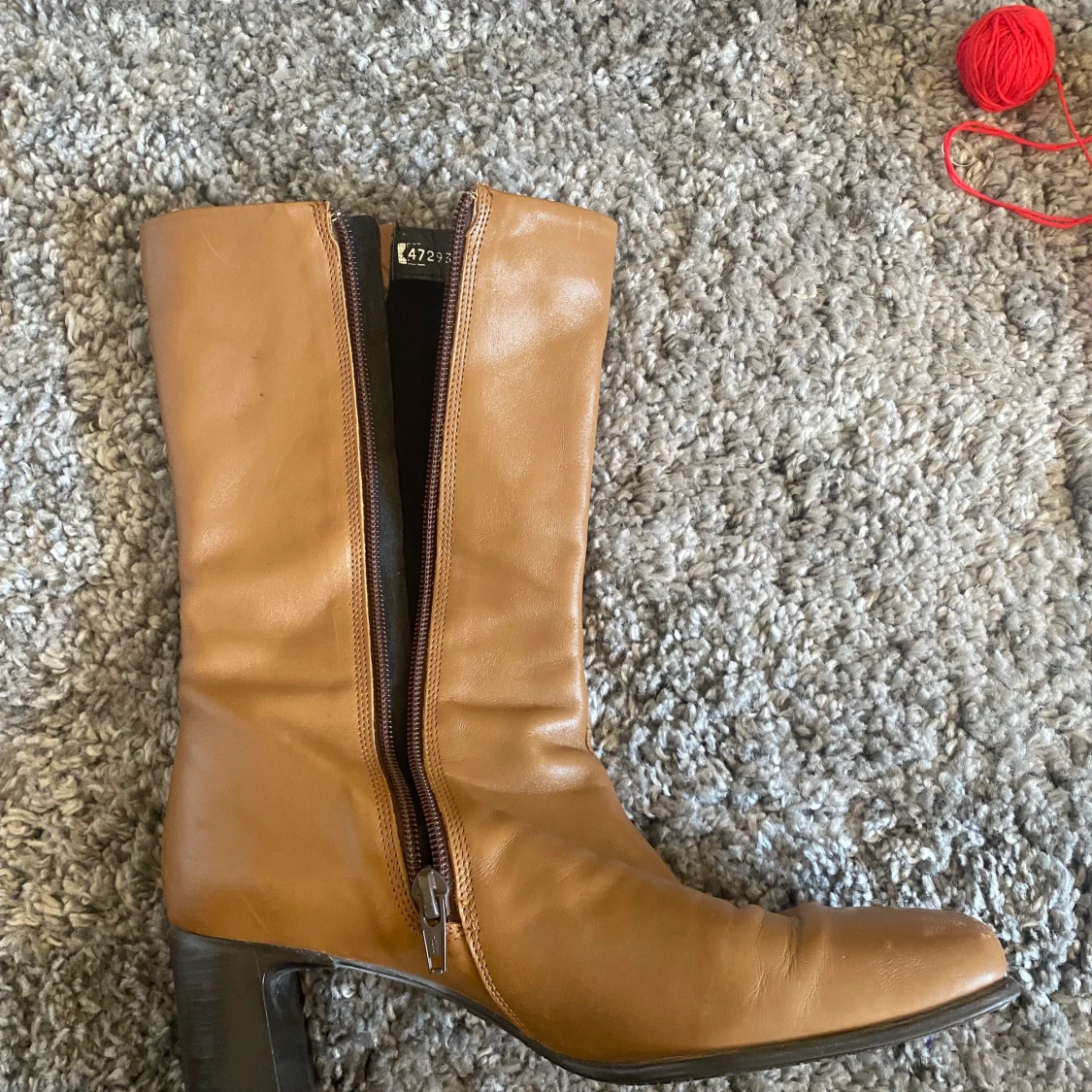 Låga bruna boots  - 90