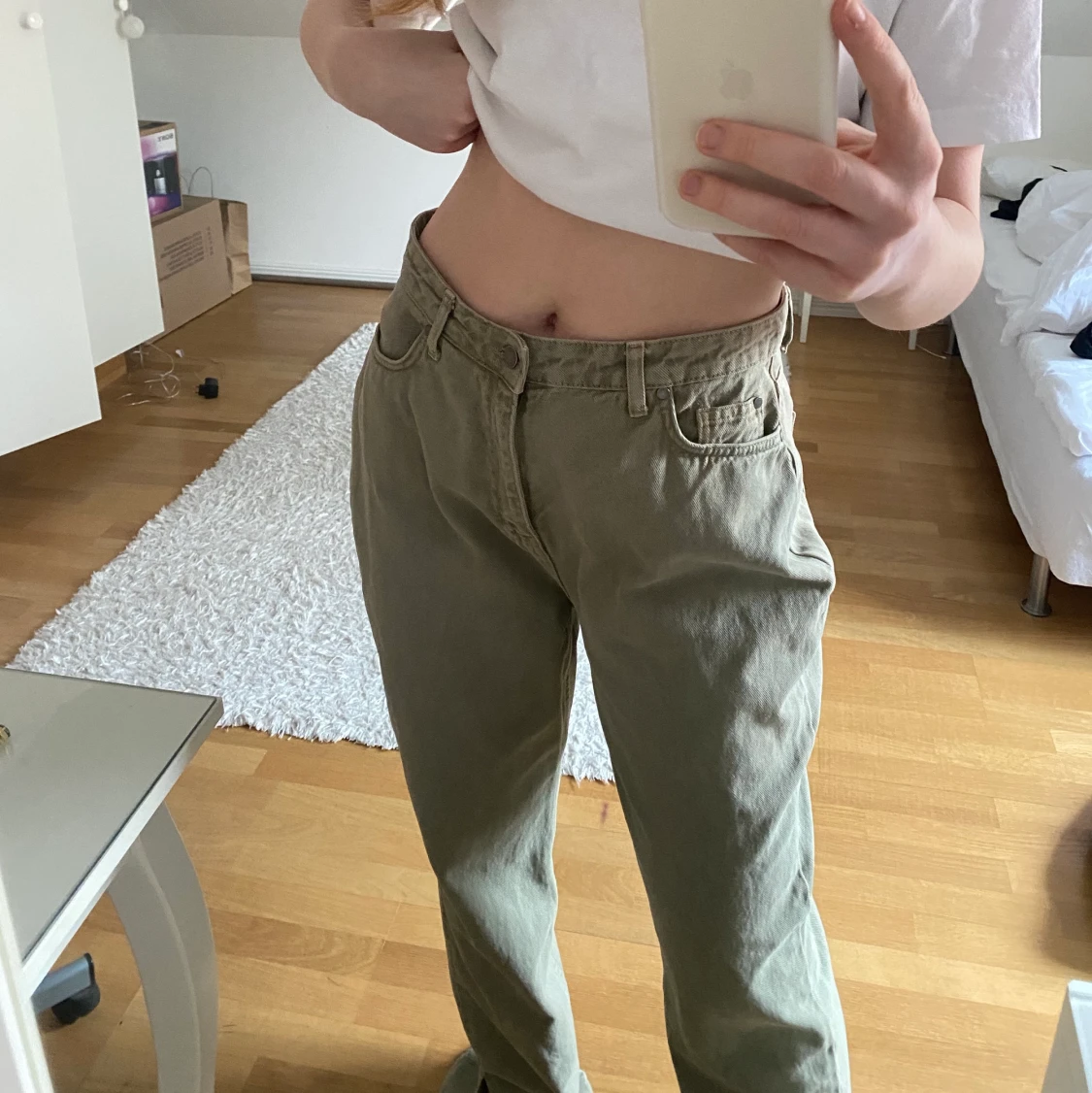 Gröna Jeans