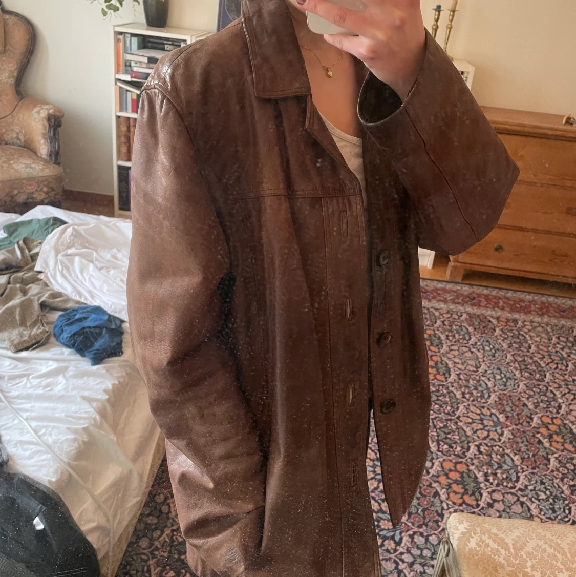 Vintage Skinnjacka - 90