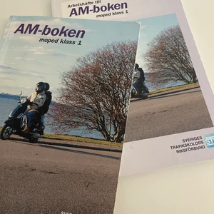 Am-böcker - Am böcker för dig som vill ta am körkort, inga fel, både läs och arbetshäfte, kontakta mig för intresse.