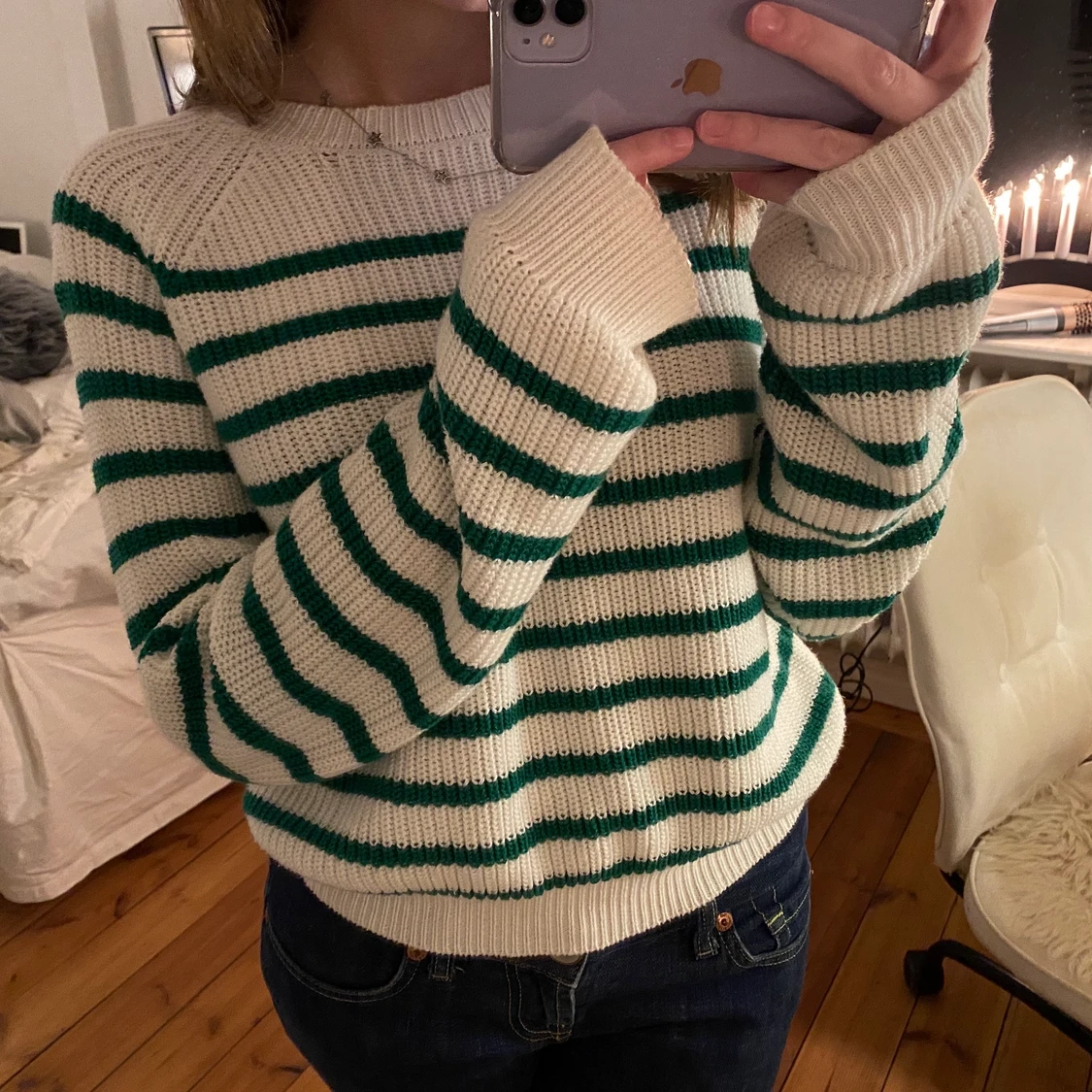 Skön stickad tröja