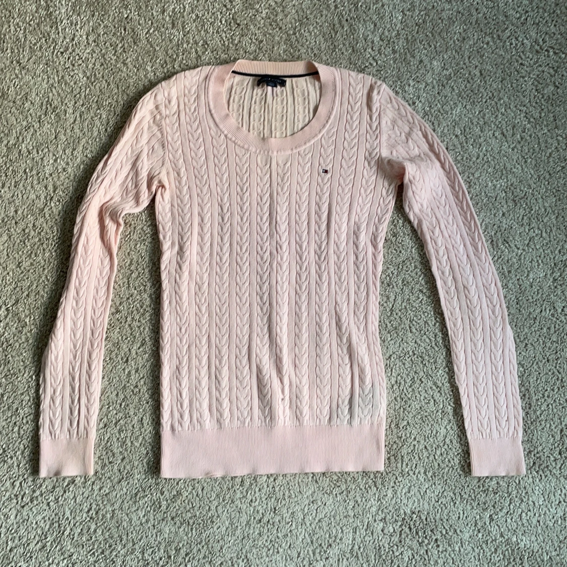 Tommy Hilfiger flätad tröja 