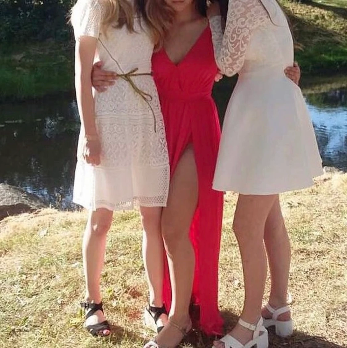 Röd långklänning  - 91