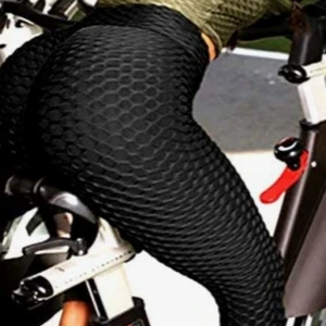 Tiktok tights Svarta M - Höga i midjan 