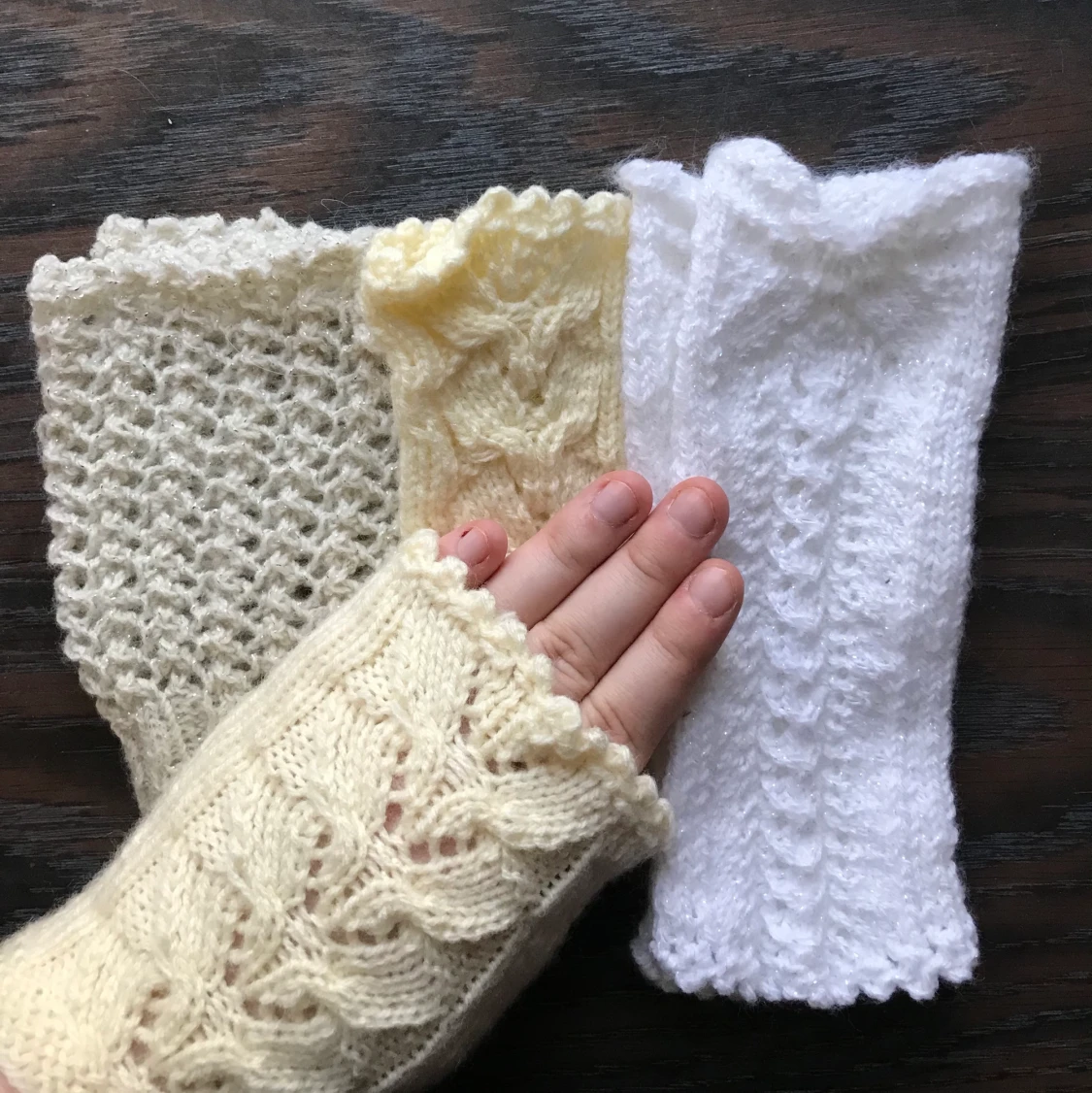 Stickade handledsvärmare