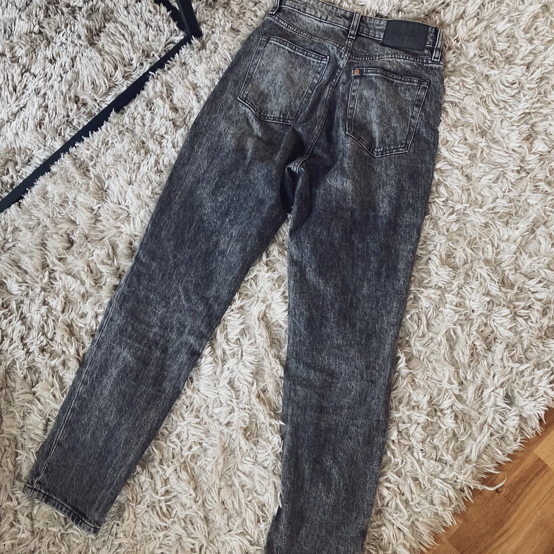 Svarta Mom jeans från H&M, stl. 34 - 90