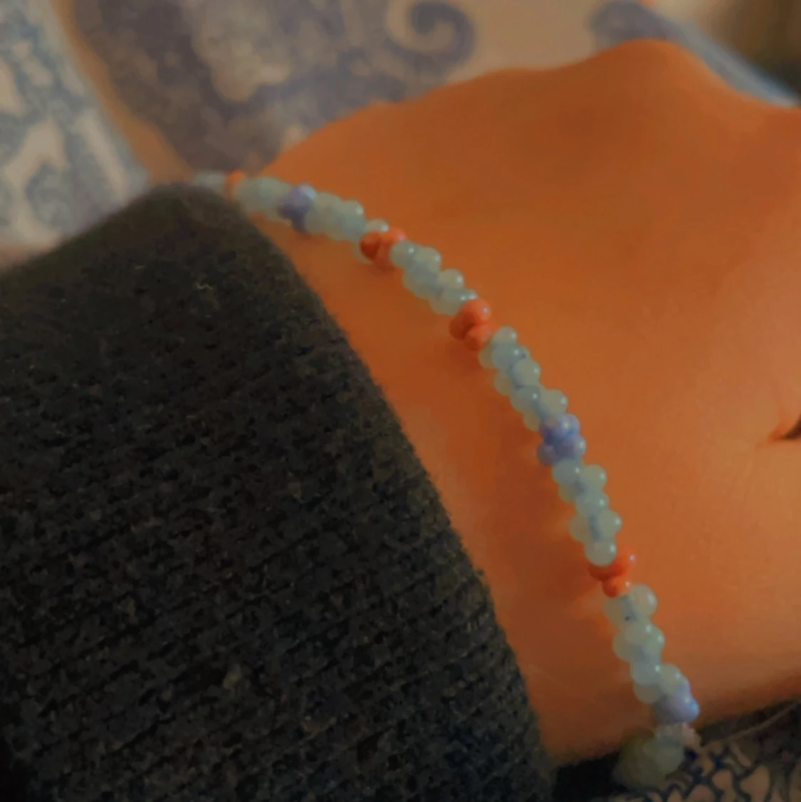 Pärlarmband 🌸🍉🤍 - 90