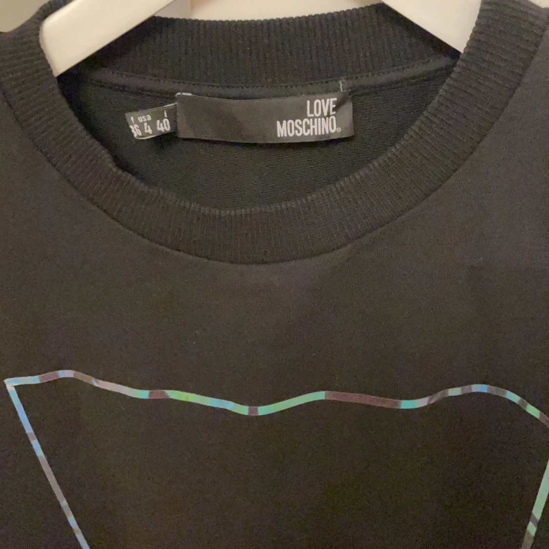 LOVE MOSCHINO TRÖJA OANVÄND - 91