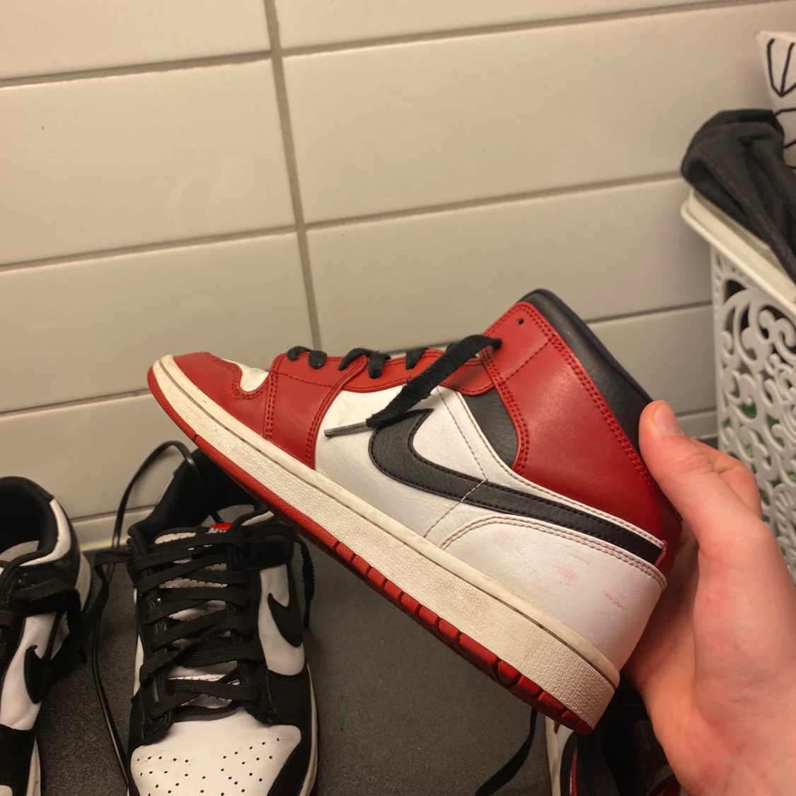 Jordan 1 mid Chicago white heel - 90