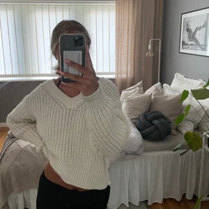 Stickad tröja💕 - Superfin stickad tröja från hm.🤍