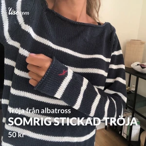 Stickad tröja från Albatross  - Jättefin stickad tröja från Albatross i storlek S 