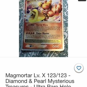 Magmortar  - Den är i mint kondition. För mer info kontakta mig :)