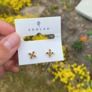 Guldiga örhängen  -  Gulliga örhängen aldrig använda från  Edblad