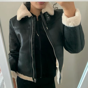 Bikerjacka med foder - Aldrig använt 