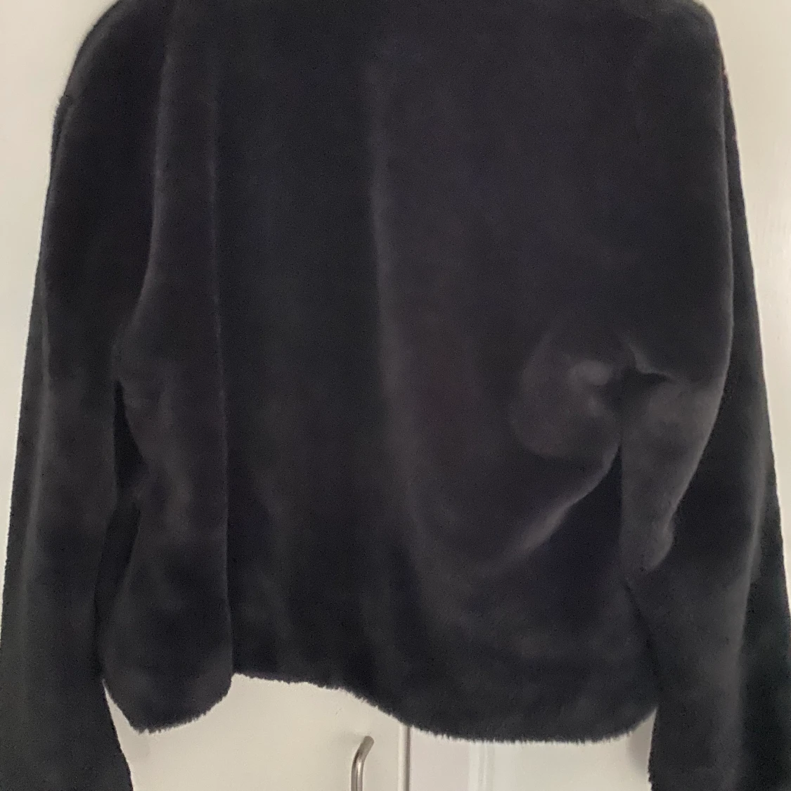 Svart fluff jacka stl M - 91