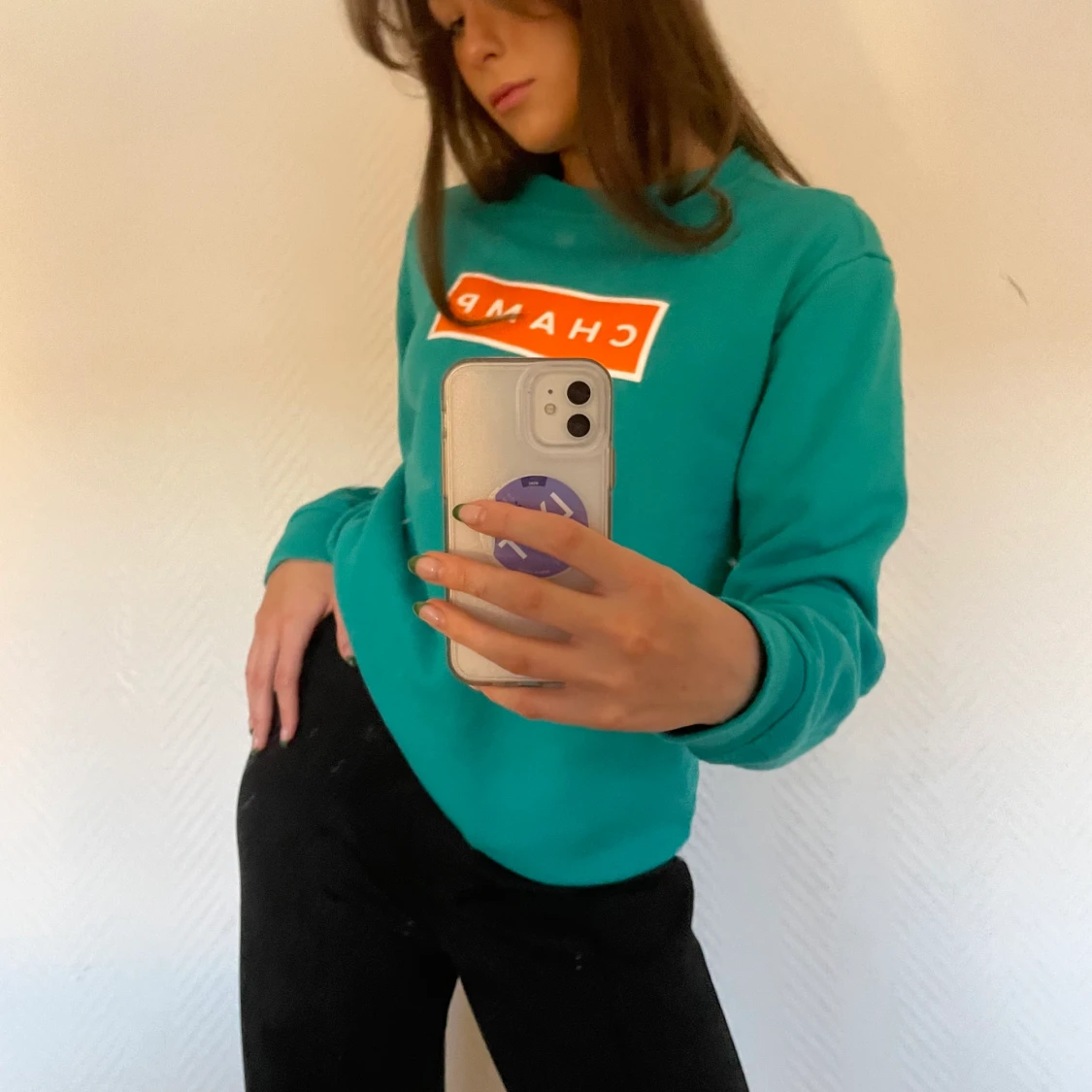 Färgglad Tjocktröja 🌵🍊🥝