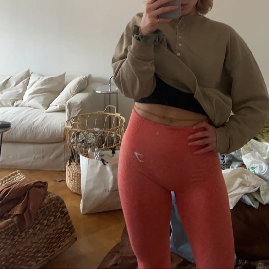 Seamless tights från gymshark