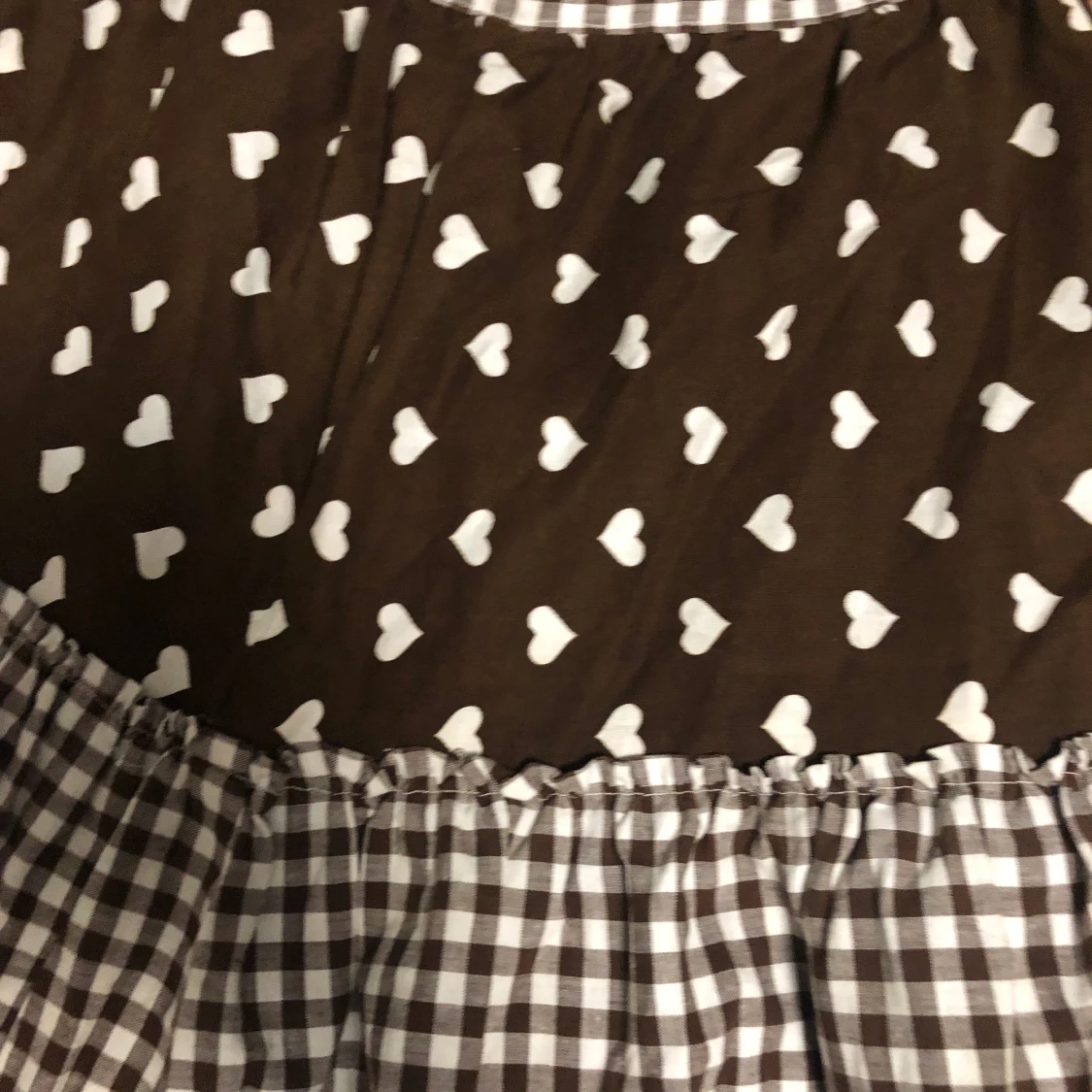 Lång bruk vit kjol  - 90