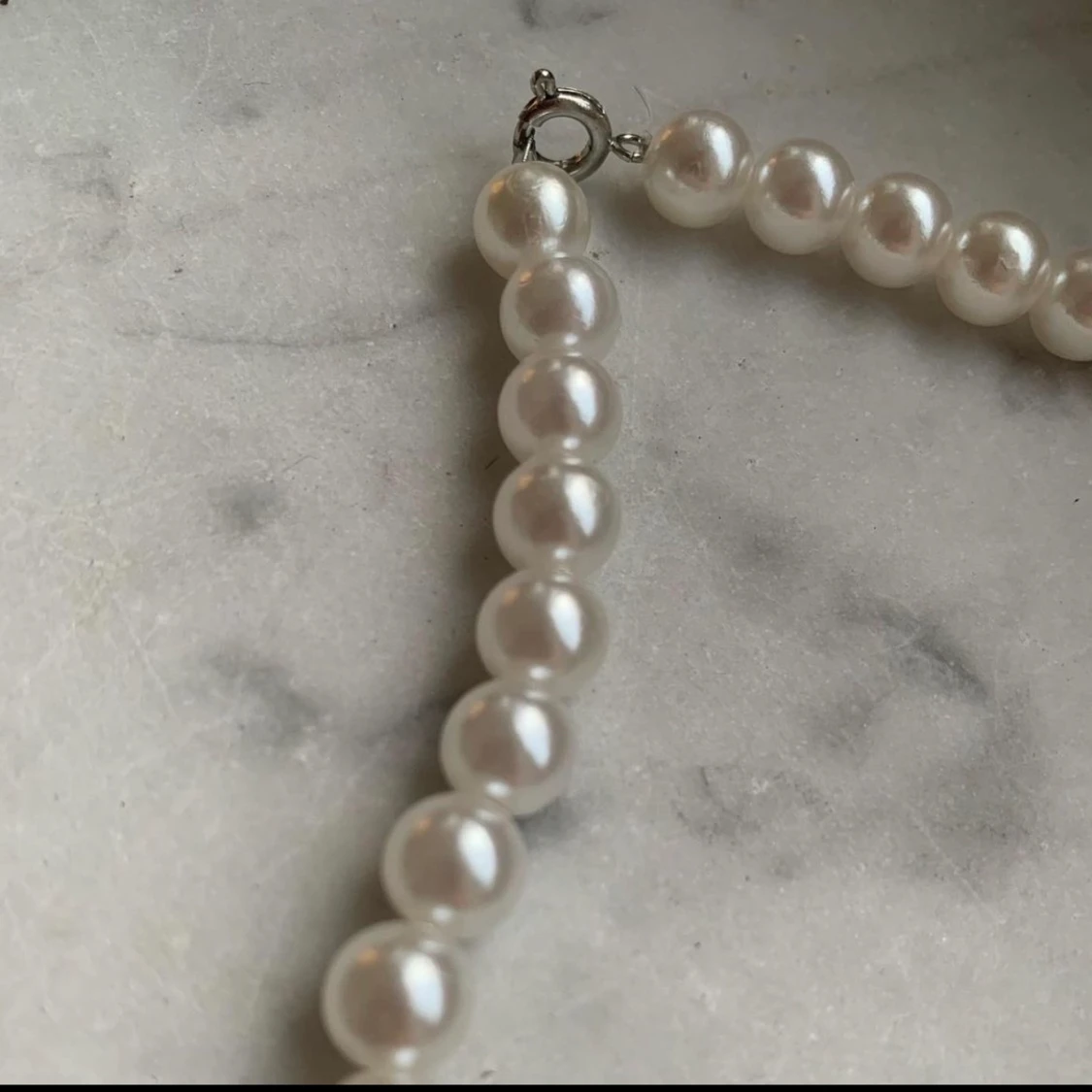 Pärlhalsband - 90