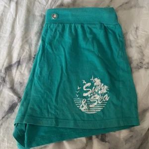 Shorts storlek 176/182 - Blå/gröna shorts köpta sommar 2021.